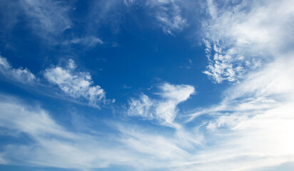 Fototapeta premium blue sky white