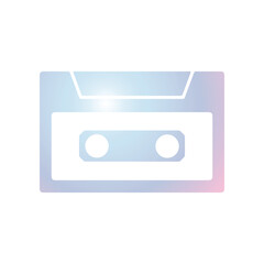 Obraz premium Cassette icon design template