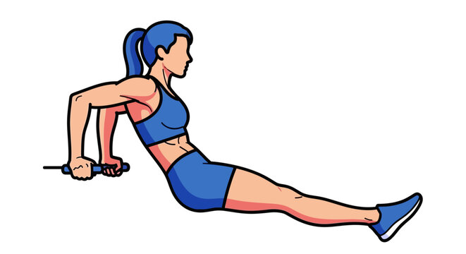 Athlete performing cable triceps extension exercise with arms extended and body in seated position to strengthen muscles