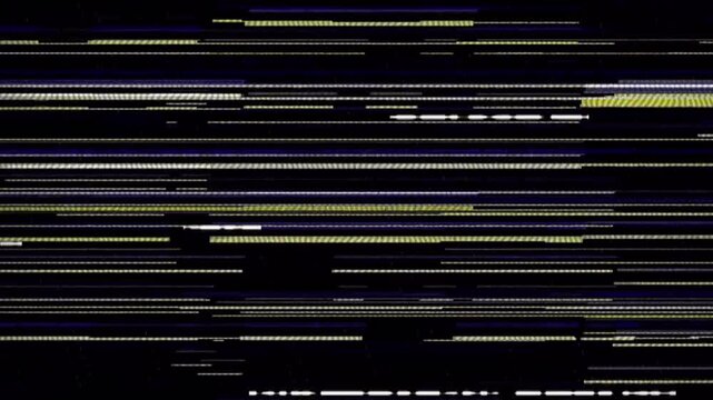 Analog Glitch Scanline Transition &ndash; VHS Noise Overlay Retro Distortion Film Effect 4K 5s