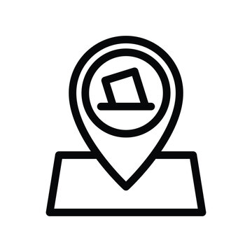 constituency line icon illustration vector graphic.eps