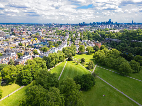 Primrose Hill, London on a sunny day