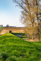 Fototapeta premium Hochwasser Damm