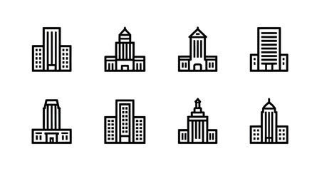 city, buildings, skyline, skyscraper, architecture, urban, town, downtown, metropolis, cityscape, building, tower, office, apartment, block, structure, business, commercial, modern, highrise, silhouet © mrpixel