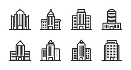 city, buildings, skyline, skyscraper, architecture, urban, town, downtown, metropolis, cityscape, building, tower, office, apartment, block, structure, business, commercial, modern, highrise, silhouet © mrpixel