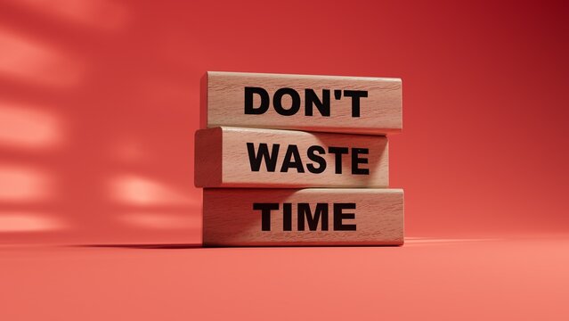 Don't waste time on wood cubes. Personal career concept.3D rendering