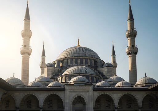 Sultan ahmed mosque in istanbul turkey