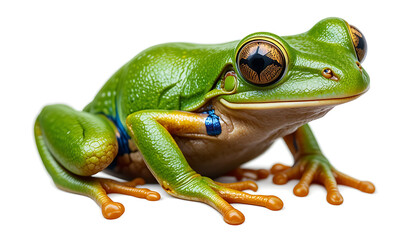 Obraz premium green eyed tree frog