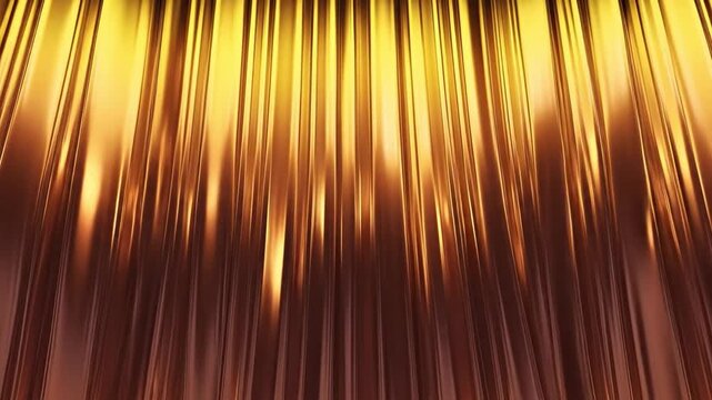 Luxury Golden Stage Backdrop for Award Ceremony and Cinematic Gala Events