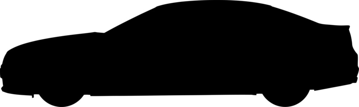 Premium luxury automobile showcasing sleek side profile