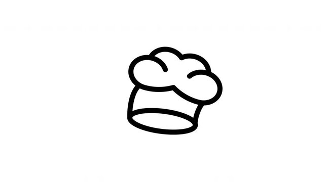 chef hat animated icon