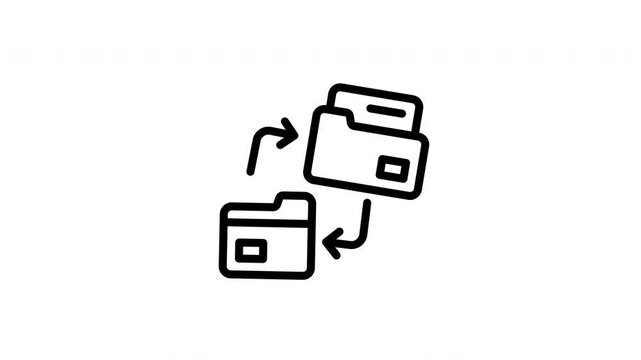 data transfer animated icon