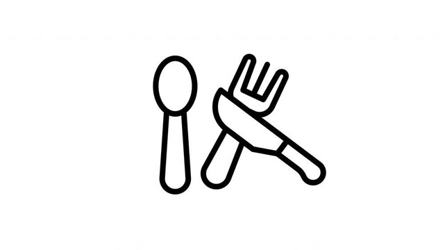 fork animated icon