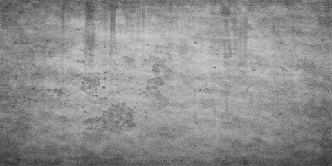 Fototapeta premium Dark grunge wall texture background with rough aged concrete surface and vintage dirty pattern design