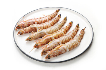 Fresh Penaeus monodon shrimp © YH