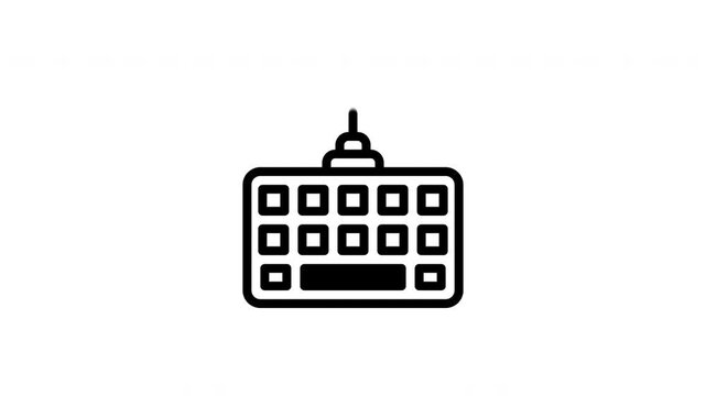 keyboard animated icon