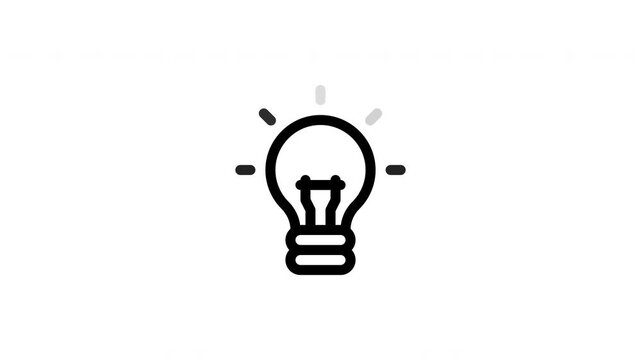 lightbulb animated icon