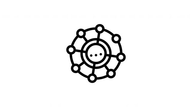 network animated icon