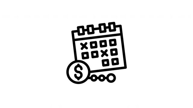 payment plan animated icon