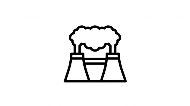 smoke stack animated icon