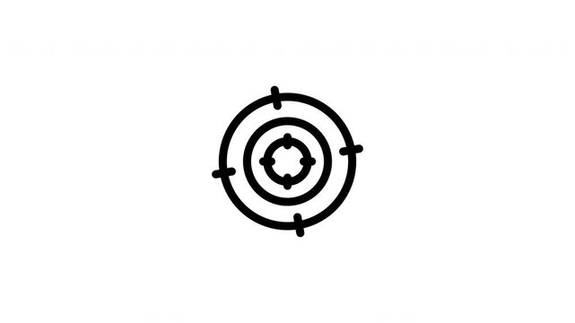 target animated icon