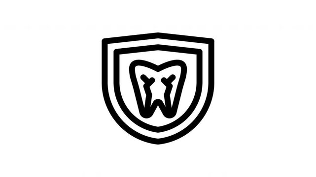 tooth protection animated icon