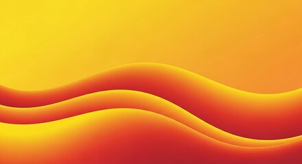 Gradient orange wavy lines background