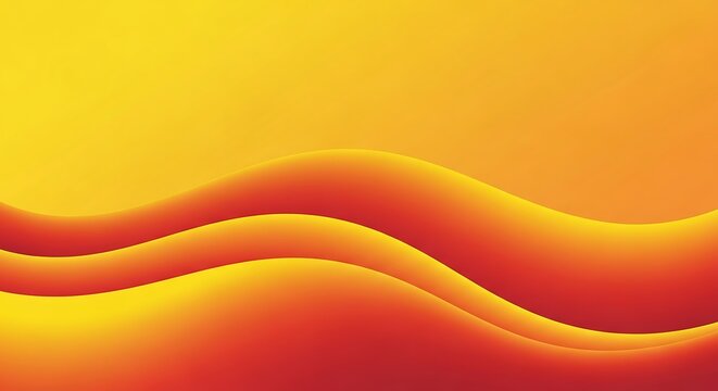 Gradient orange wavy lines background