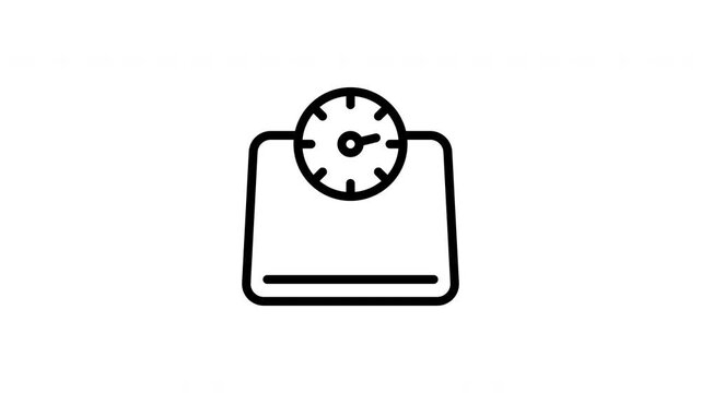 weight scale animated icon