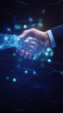 握手商务前沿科技互联合作
