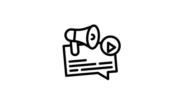 comment animated icon