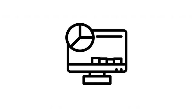 data chart animated icon