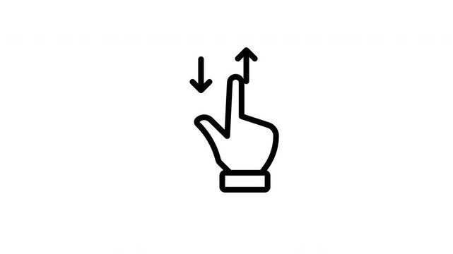 scroll animated icon