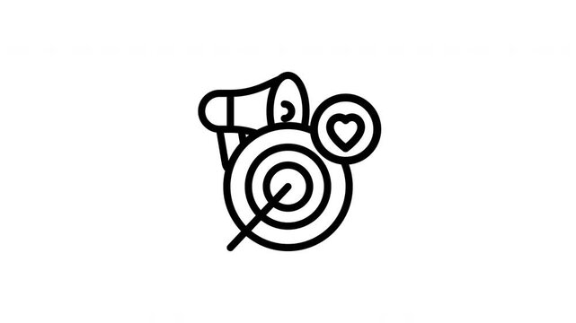 target animated icon
