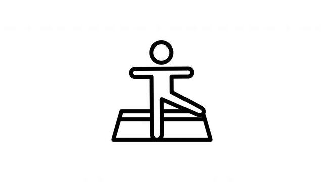 tree pose animated icon