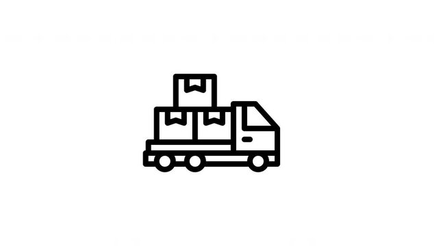 truck animated icon