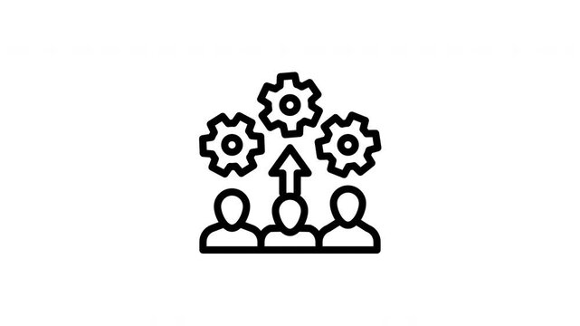 workforce animated icon