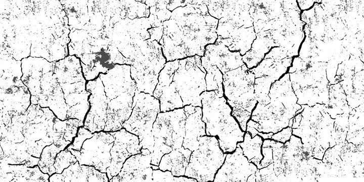 Vintage Grunge Texture Vector &ndash; Distressed Worn Background with Faded Cracks and Scratches for Retro T-Shirt Design