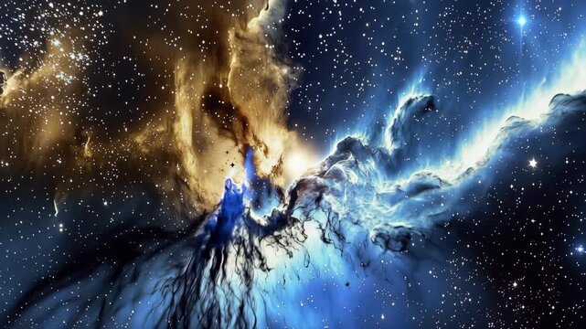 Space Nebula | Colorful Cosmic Clouds and Stars in Deep Universe