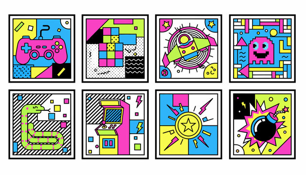 Retro Gaming Art Collection