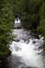 Obraz premium Small waterfalls near Russian River Falls