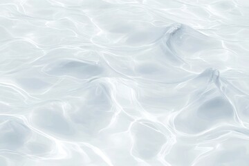 Obraz premium calm pale blue water surface with gentle ripples and soft light reflections, tranquil and soothing mood