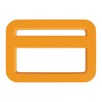 Credit card icon for payment banking ecommerce and financial transactions