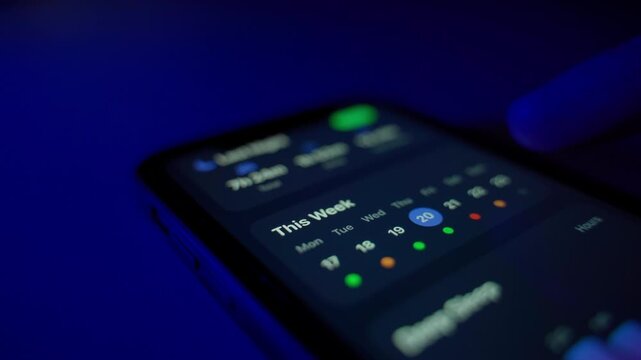 Using mobile app for sleep quality monitoring in dark room