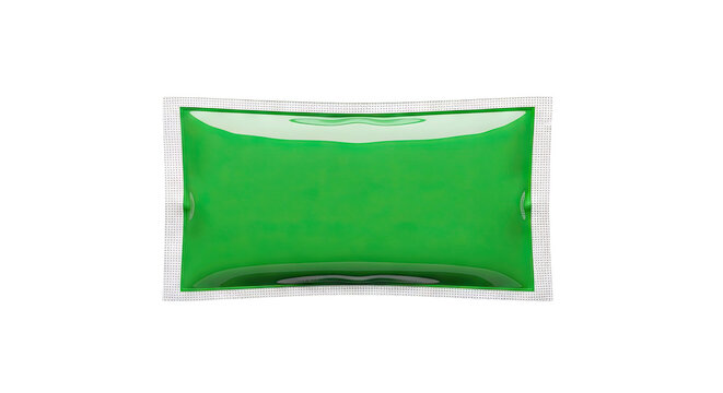 Green Gel Pack in Sealed Packaging