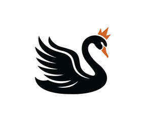 Fototapeta premium Swan Queen Logo