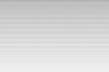 Fototapeta premium Minimal horizontal stripe pattern background black and white seamless line vector texture