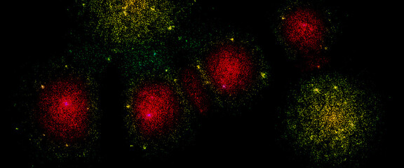 Textura digital cósmica com transições suaves e profundidade visual. © enatabackground