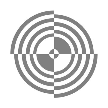 dics - target on white background