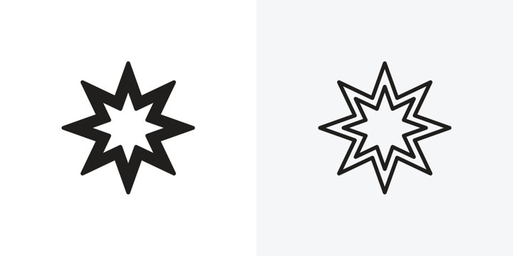 Bahai vectors icons pack for apps and Ui Ux desigs